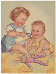 Vintage baby prints
